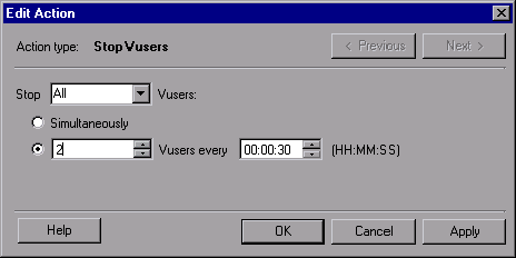 Edit Action Stop vusers