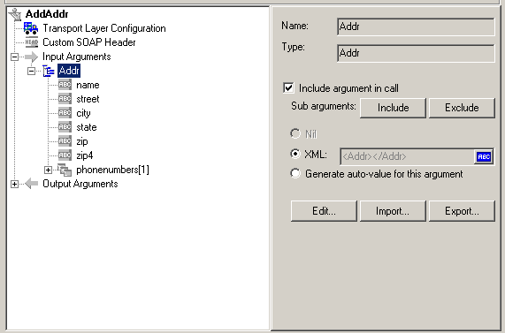 XML Parameter